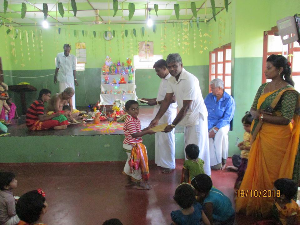 பாலர் பகல் விடுதியினதும் முன்பள்ளியினதும் விஜயதசமி விழா நிகழ்வுகள் 19.10.2018